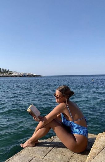 reading by the sea