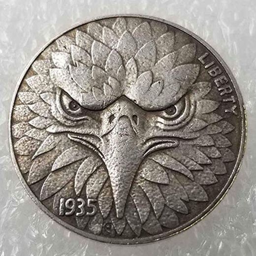 YunBest Best Morgan Silver Dollars – Moneda de níquel Hobo – 1935