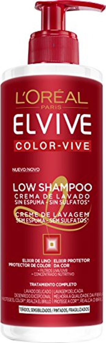 Social L'Oreal Paris Elvive Low Shampoo Champú