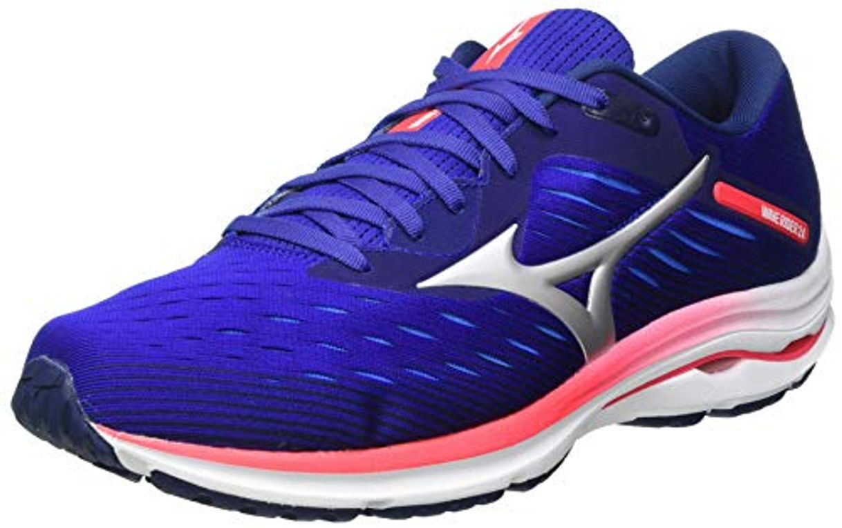 Moda Mizuno Wave Rider 24, Zapatillas para Correr de Carretera Hombre, Rbluec