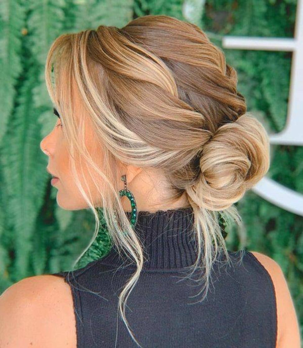 Moda Penteado: Muito bonito usado bastante para casamento