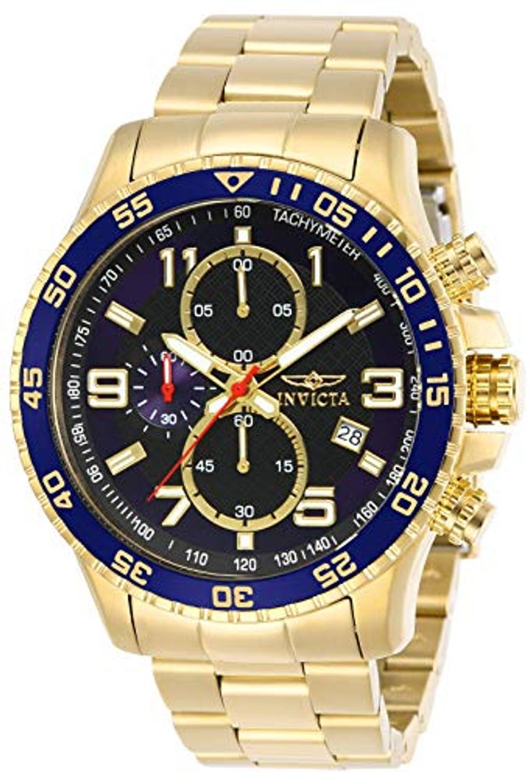 Fashion Invicta 14878 Specialty Reloj para Hombre acero inoxidable Cuarzo Esfera negro