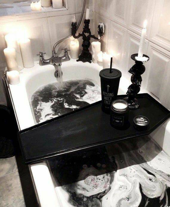 Fashion Coffin shaped gothic bath