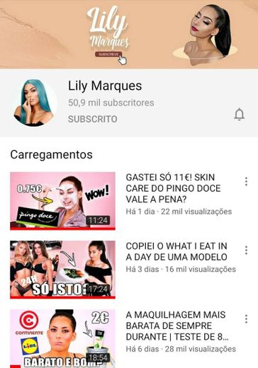 Lily Marques - YouTube