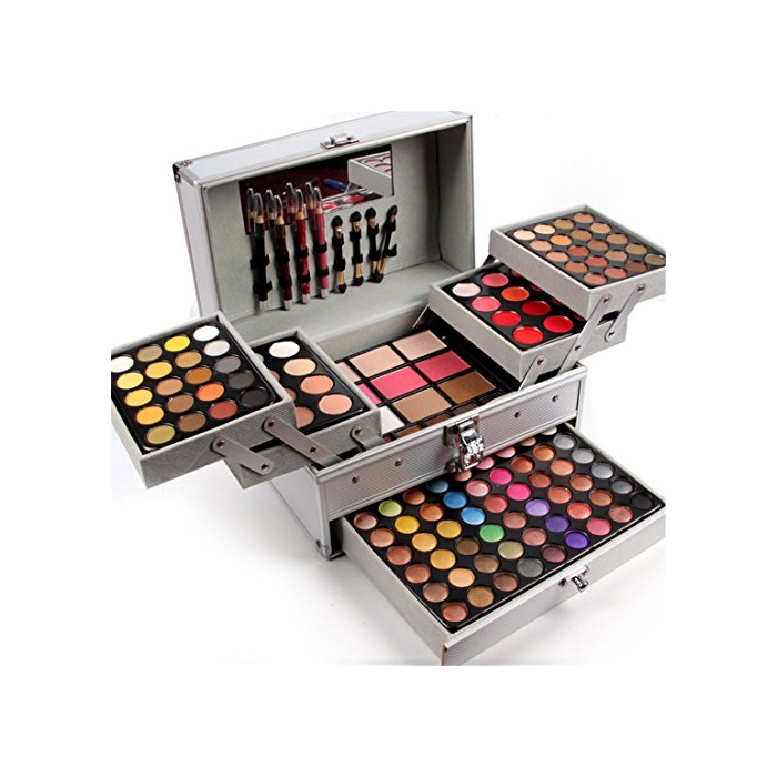 PhantomSky 132 Colores Cosmético Maquillaje Profesional Paleta de Sombra de Ojos con