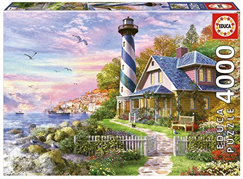 Products Educa Borrás Puzzle 4000 Faro en Rock Bay