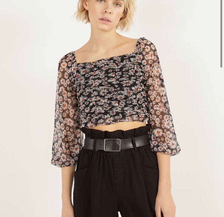 Moda Blusa com franzido - bershka 