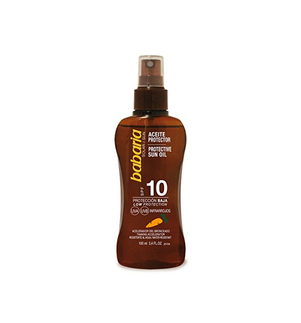 Producto Babaria Aceite Protector Solar Zanahoria SPF10-100 ml