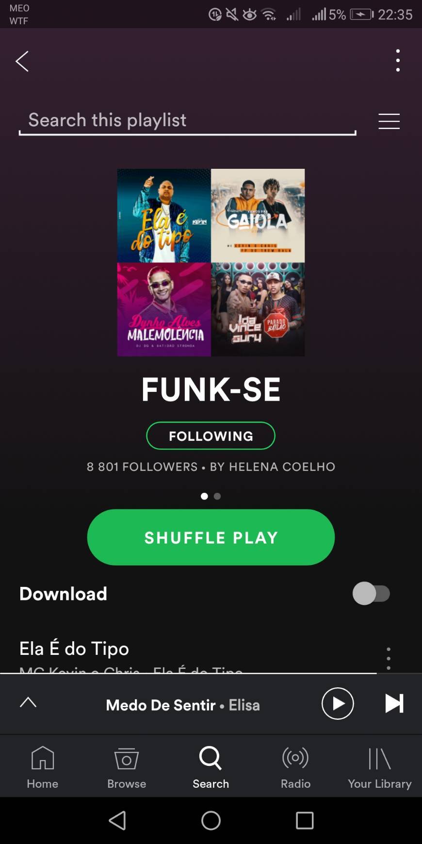 Canciones Funk-se