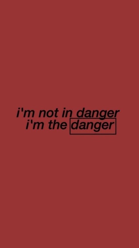 Fashion “I’m the danger” ⚠️