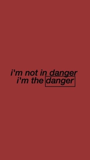 “I’m the danger” ⚠️