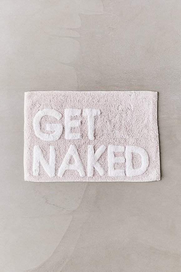 Social Get Naked Pink Bath Mat