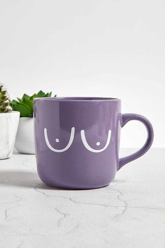 Social Boobs Lilac Mug