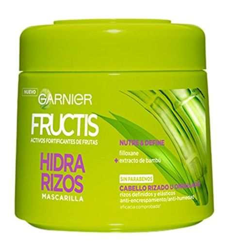 GARNIER Fructis Hidra Rizos Mascarilla Capilar Pelo Rizado u Ondulado