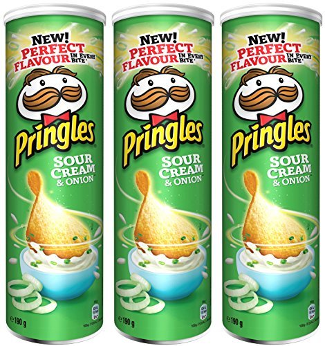 Producto Pringles Sour Cream and Onion Crisps 190 gr