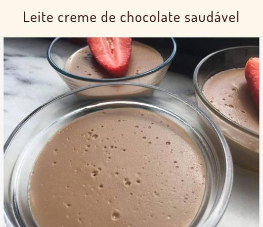 Leite creme saudável 