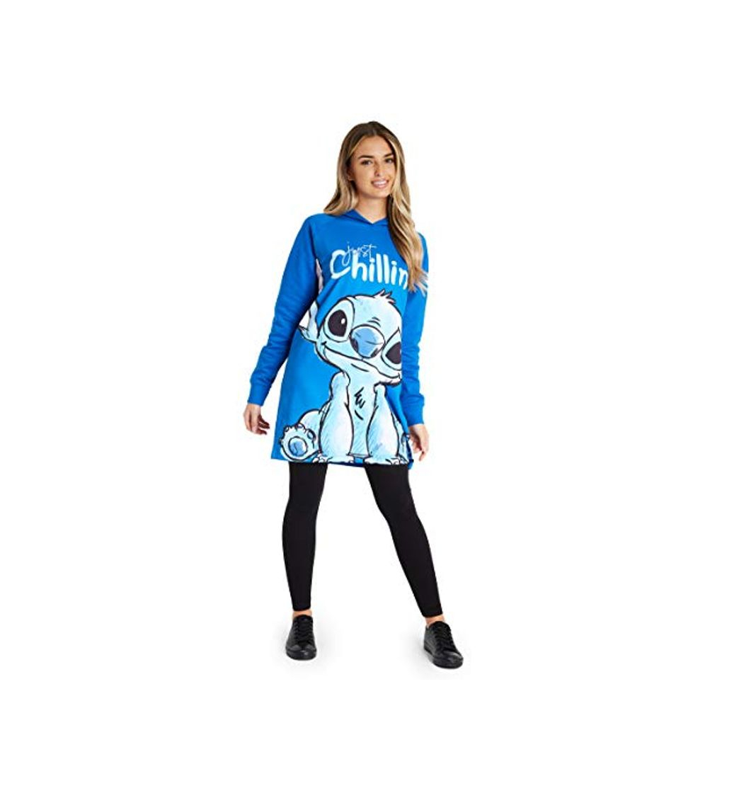 Moda Disney Sudaderas Mujer, Ropa Mujer 100% Algodon, Vestido Sudadera Mujer con Personaje