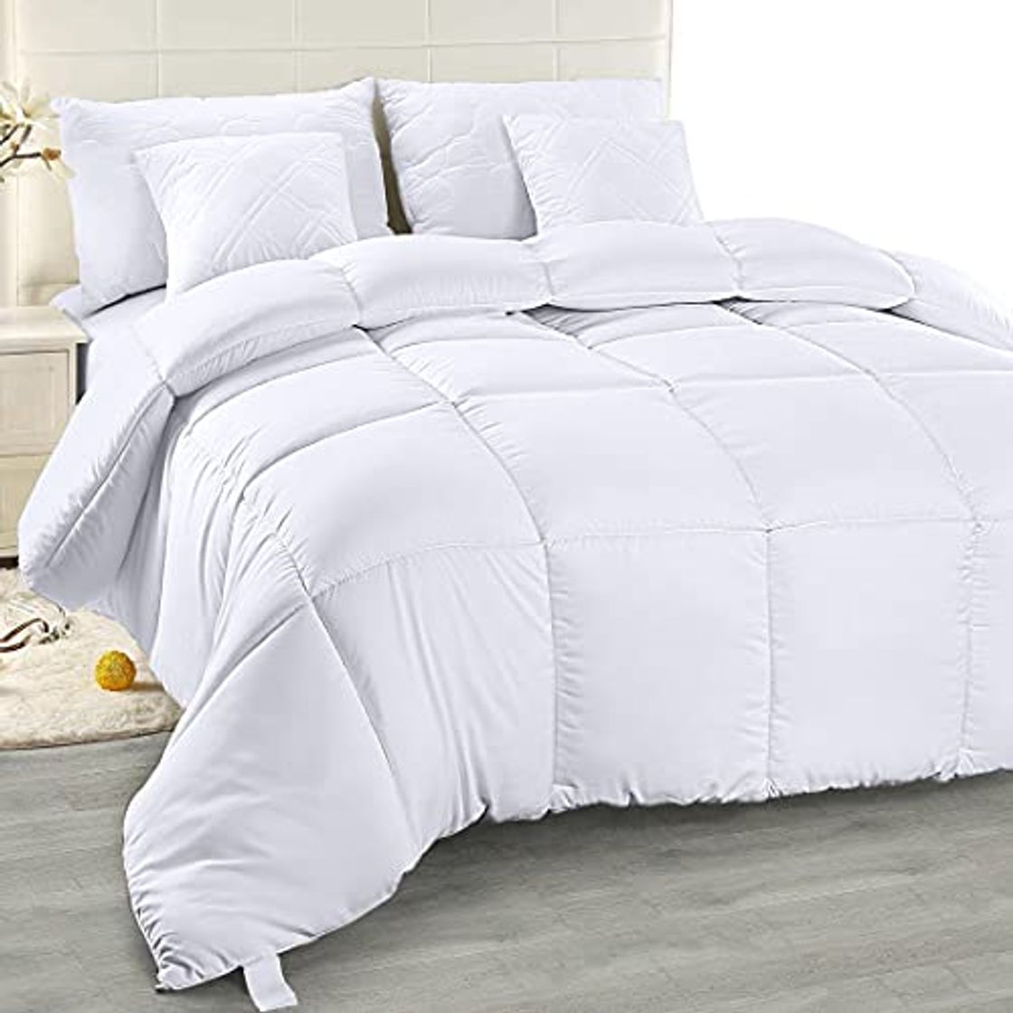 Producto Utopia Bedding - Invierno Edredón de Fibra, Fibra Hueca siliconada, 1000 gramo