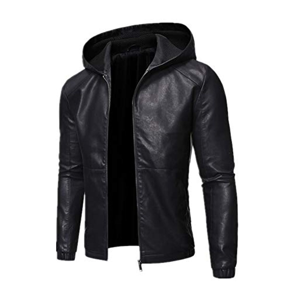 Moda Chaqueta de la motocicleta 5XL Chaquetas de los hombres Negro Jaqueta de Couro Masculina Outwear Masculino PU Cuero Abrigos