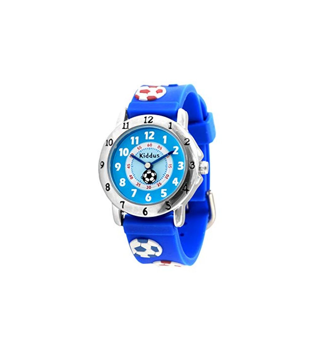 Fashion KIDDUS Reloj Educativo de Calidad para niña y niño. Analógico de Pulsera