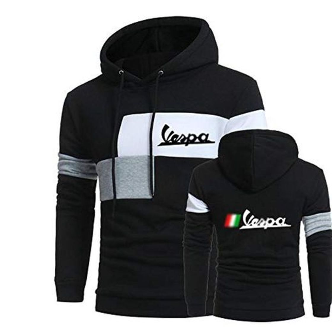 Fashion 2020 Vespa Moda Hombres Sudaderas con Sudaderas Cómodo Otoño Punto Masculino Estilo