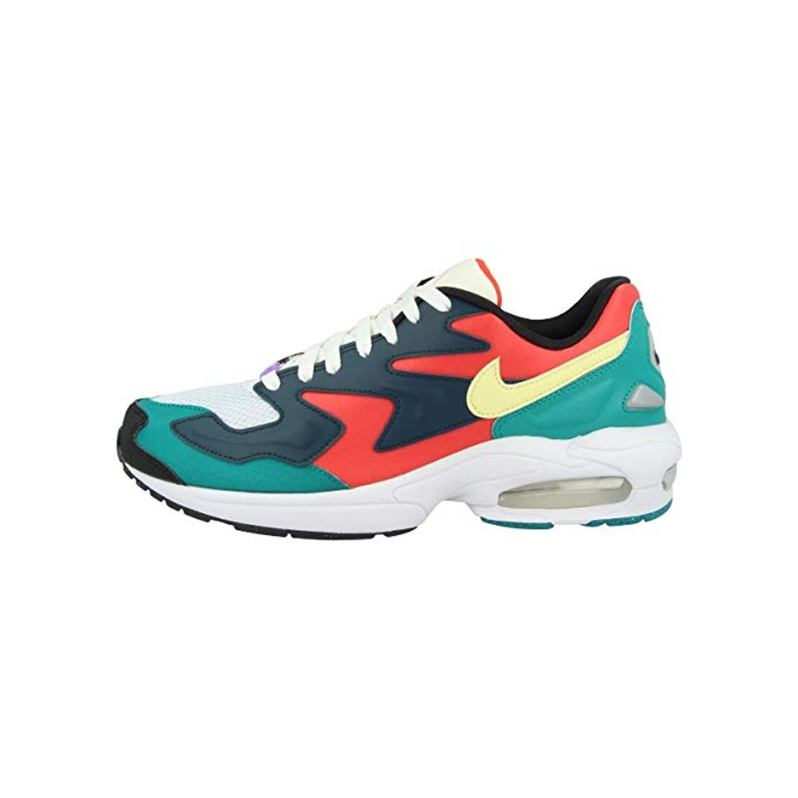 Fashion Nike Schuhe Air MAX 2 Light SP Habanero Red-Armory Navy-Radiant Emerald