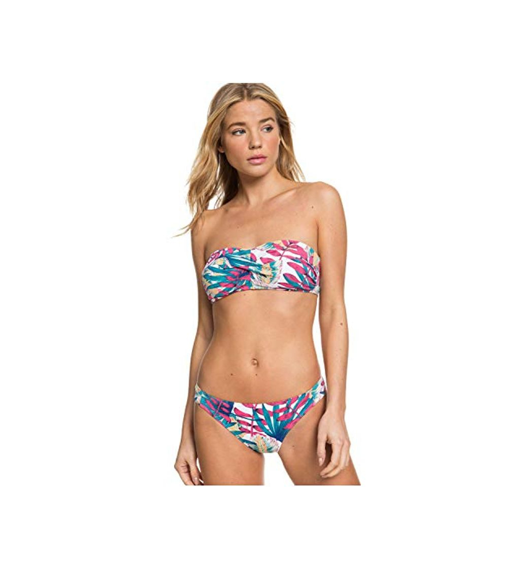 Fashion Roxy Into The Sun - Conjunto De Bikini Bandeau para Mujer Conjunto