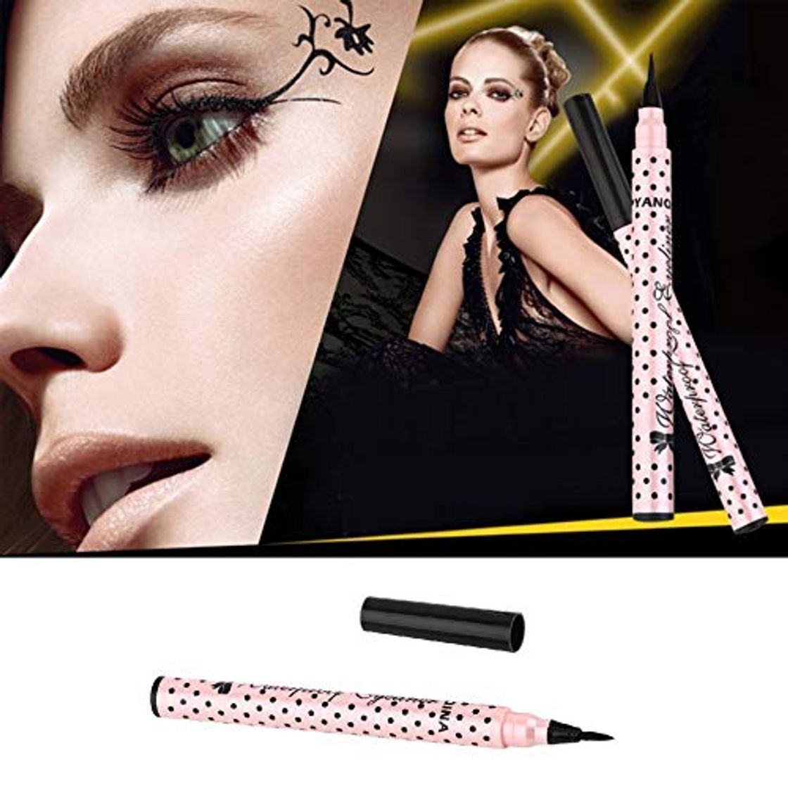 Place 2015 Nuevo Impermeable Liquid Eye Liner Eyeliner Pen Make Up Cosmetic Black