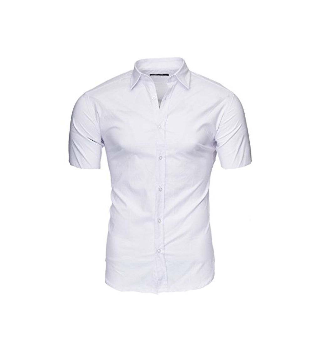 Moda Kayhan Hombre Camisa Manga Corta