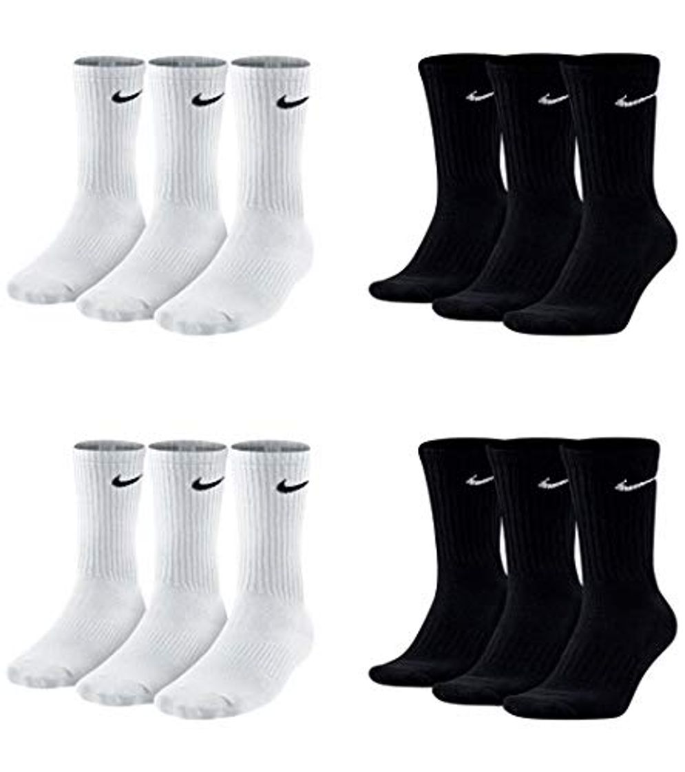 Fashion Nike SX4508 - 12 pares de calcetines de tenis para hombre, color