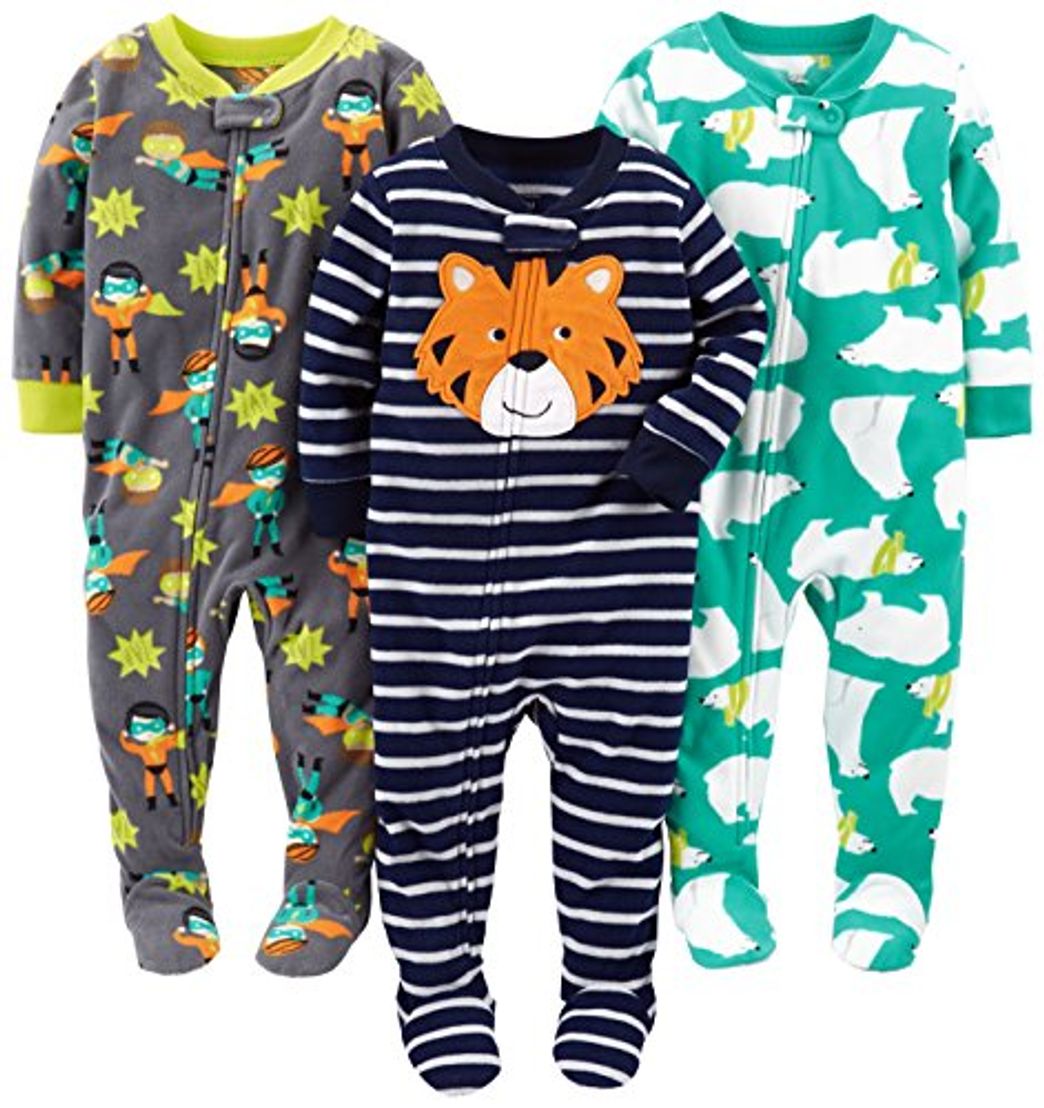 Fashion Simple Joys by Carter's Infant-and-Toddler-Pajama-Sets, Tiger