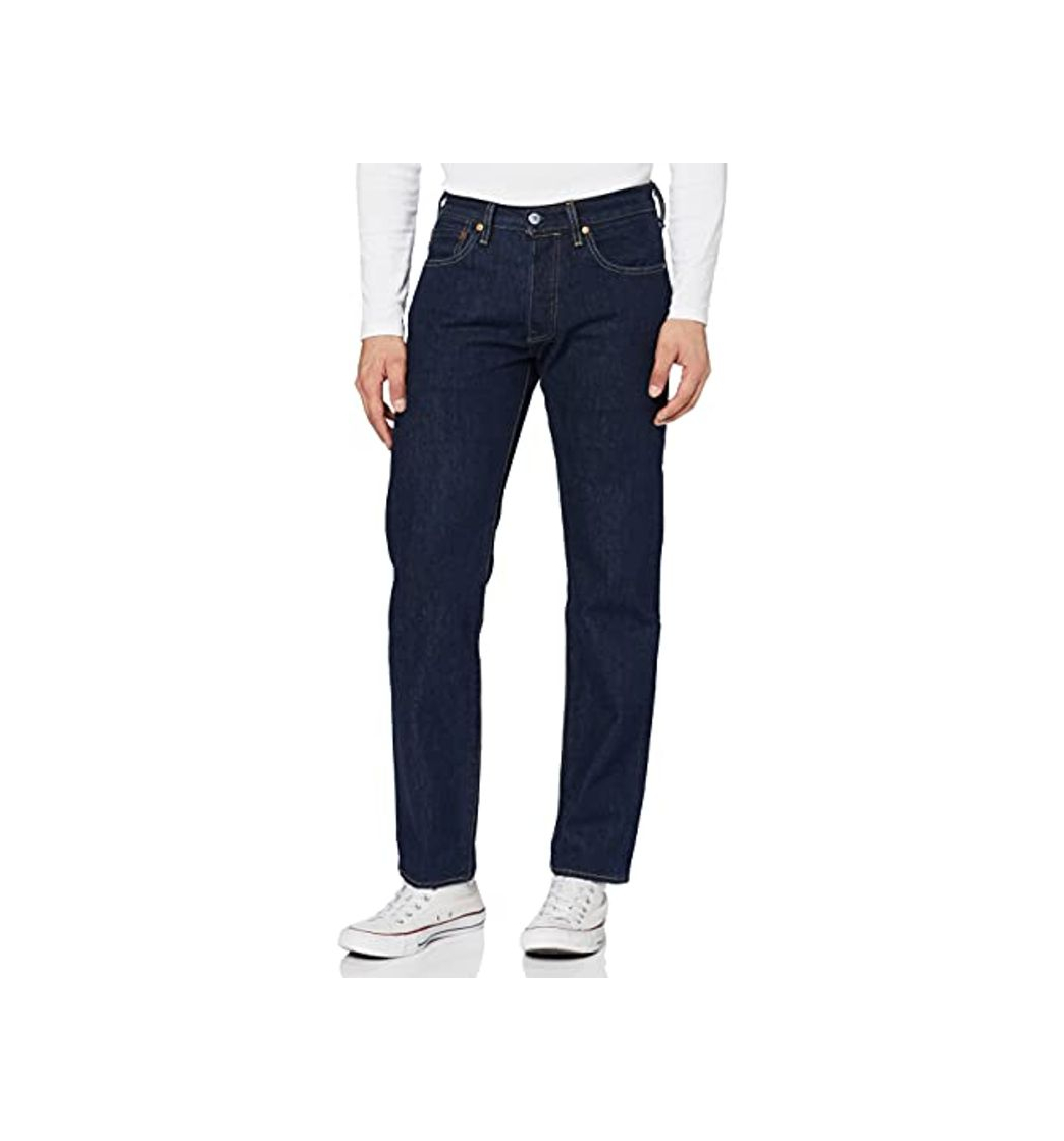 Fashion Levi's 501 Original Fit- Vaqueros para hombre, Azul