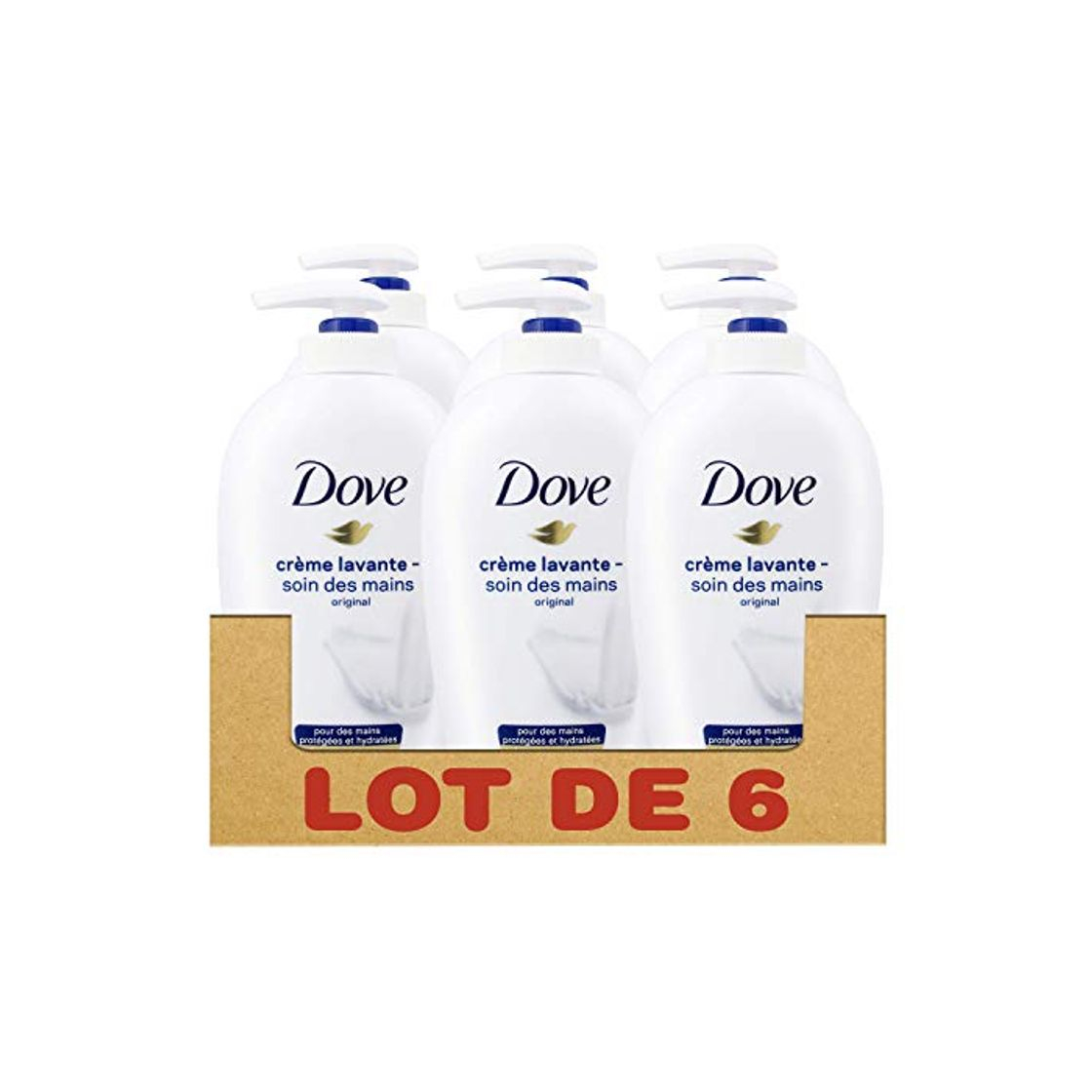 Belleza Dove Original Savon Lavant Antibactérien Soin des Mains, Pour des mains douces