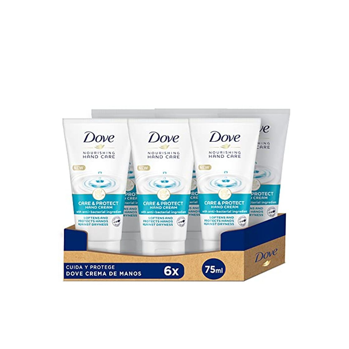 Beauty Dove Crema de Manos Cuida y Protege 75 ml