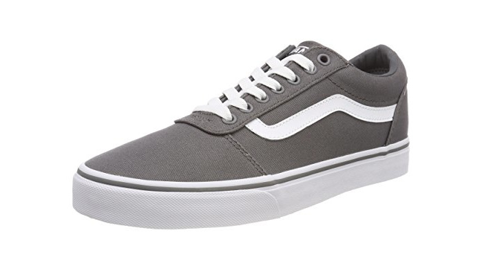 Moda Vans Ward Canvas, Zapatillas para Hombre Gris