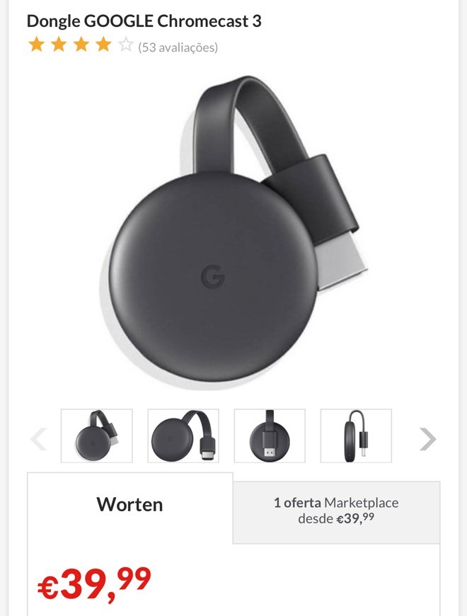 Producto Google Chromecast