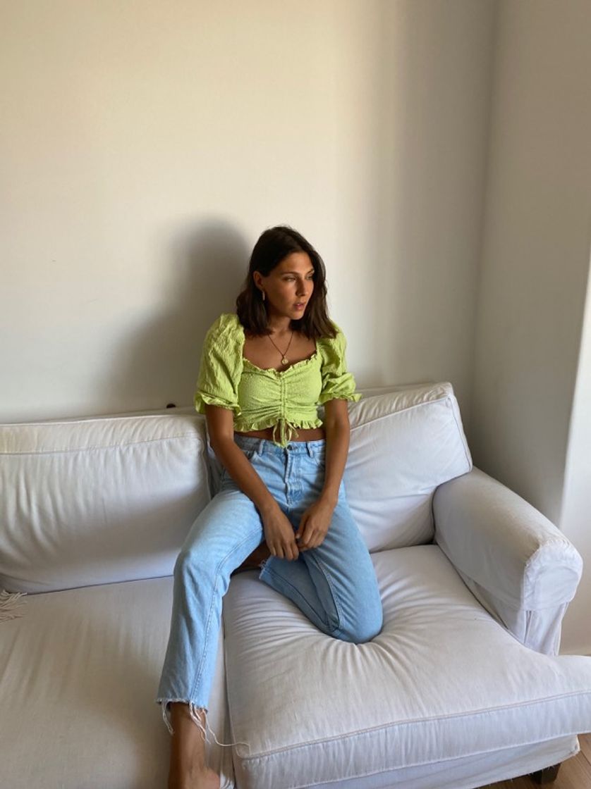 Social Blusa com mangas balão 