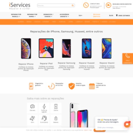 iServices - Reparações de iPhone, Samsung e Huaweii