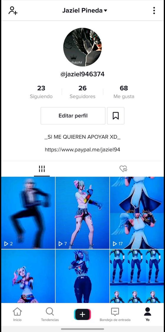 Moda Mi canal de TikTok