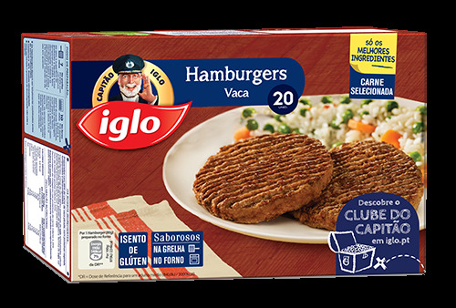 Product hamburguers da iglo