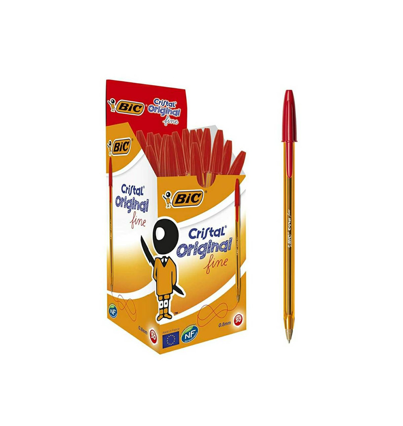 Product BIC rojo cristal punta fina 0.8mm