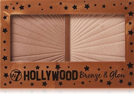 W7 Hollywood Bronze & Glow Duo Bronzer & Highlighter by W7