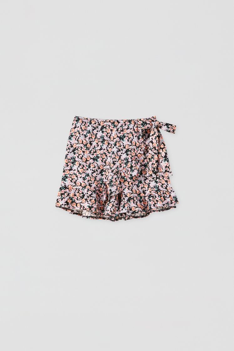 Productos Calções com Estampado e folhos PULL&BEAR 