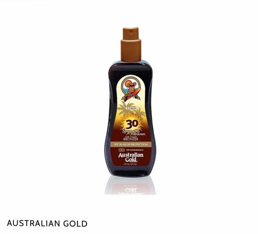 Australian goldsunscreen SPF30. Spray solar bronzeador 