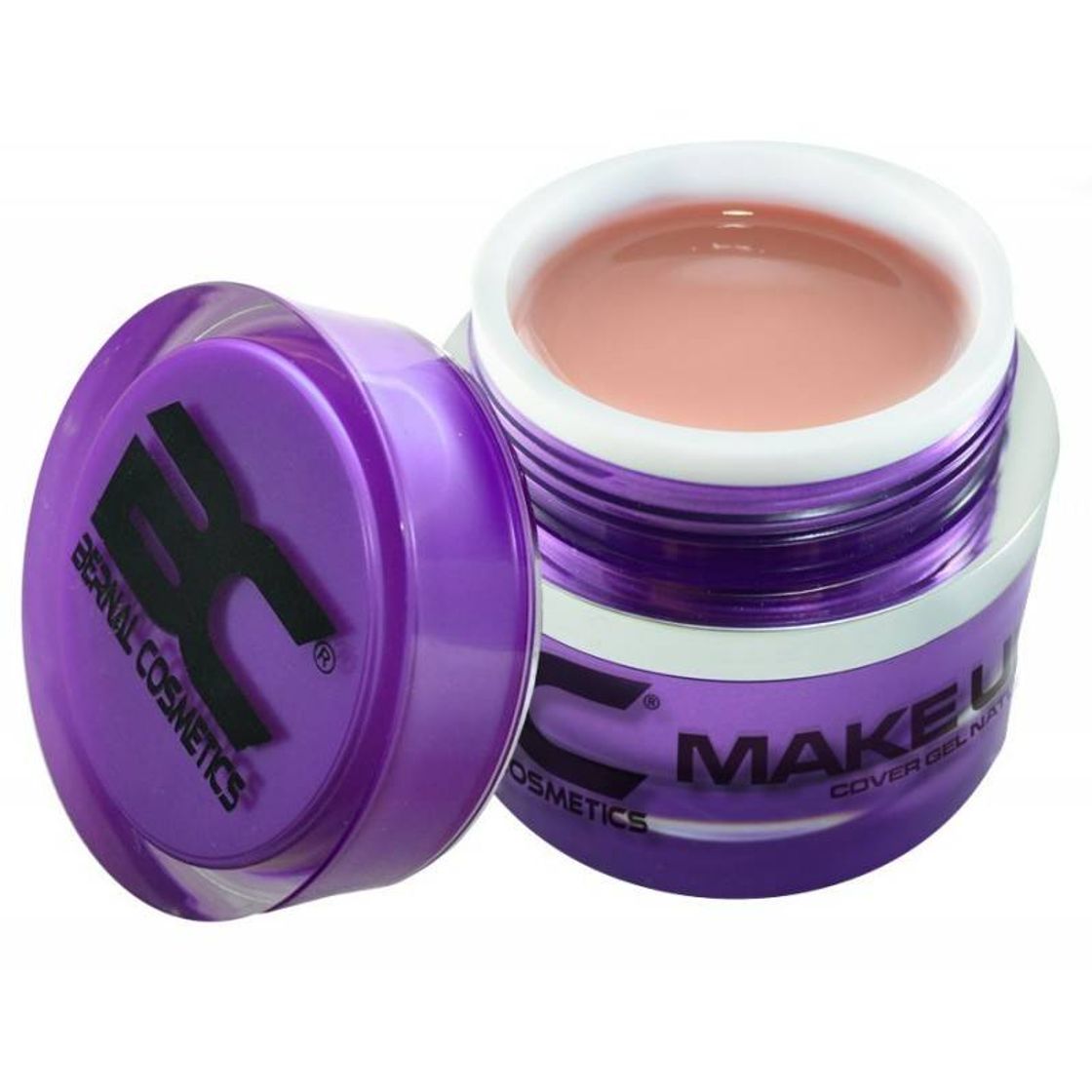 Gel tono natural manicura francesa