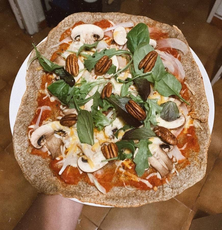 Pizza sin gluten de trigo sarraceno