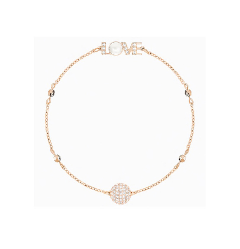 Product Pulseira rose gold- Swarovski