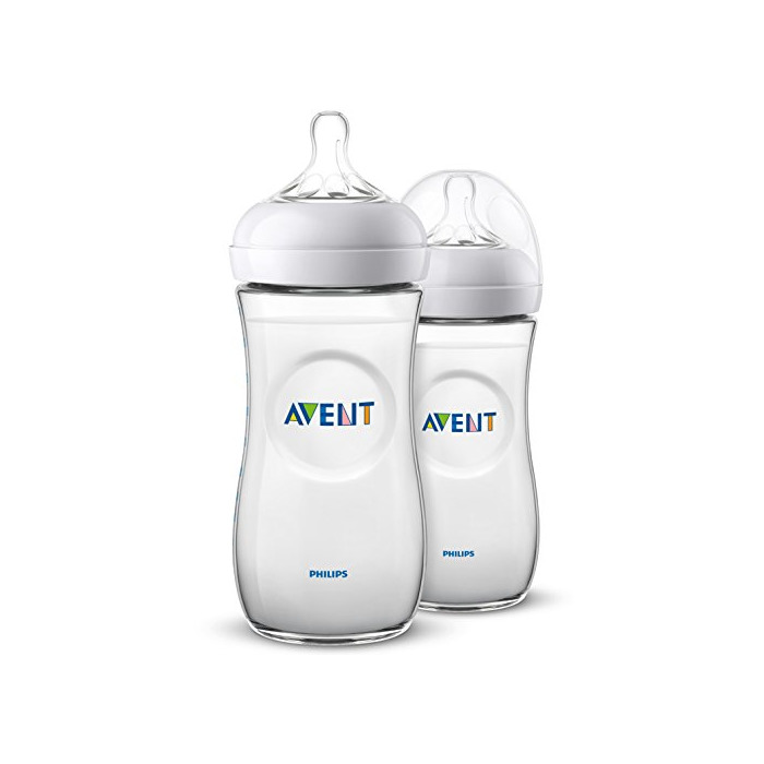 Product Philips Avent Biberón Natural SCF036/27 - Pack de dos biberones