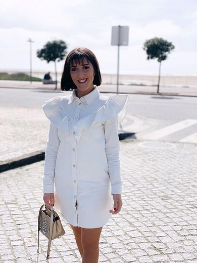 Vestido Branco Denim