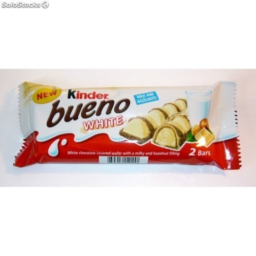 KINDER BUENO BLANCO 2 BARRITAS 43 GR